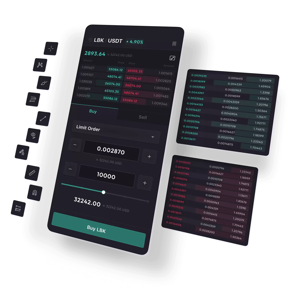اپلیکیشن صرافی LBANK