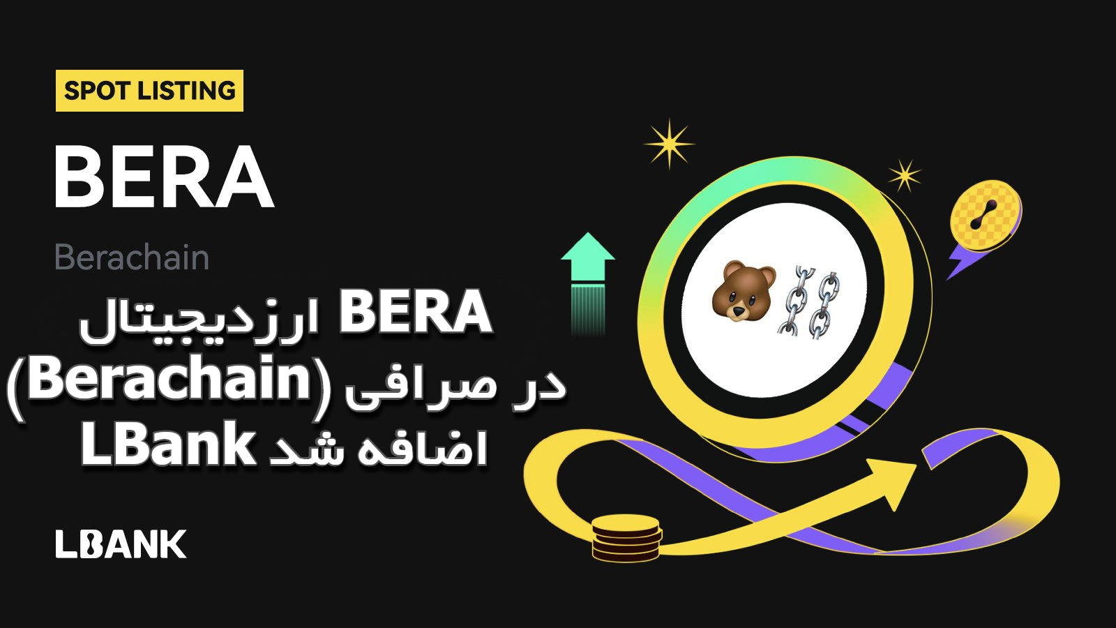 ارزدیجیتال BERA (Berachain) در صرافی LBank اضافه شد