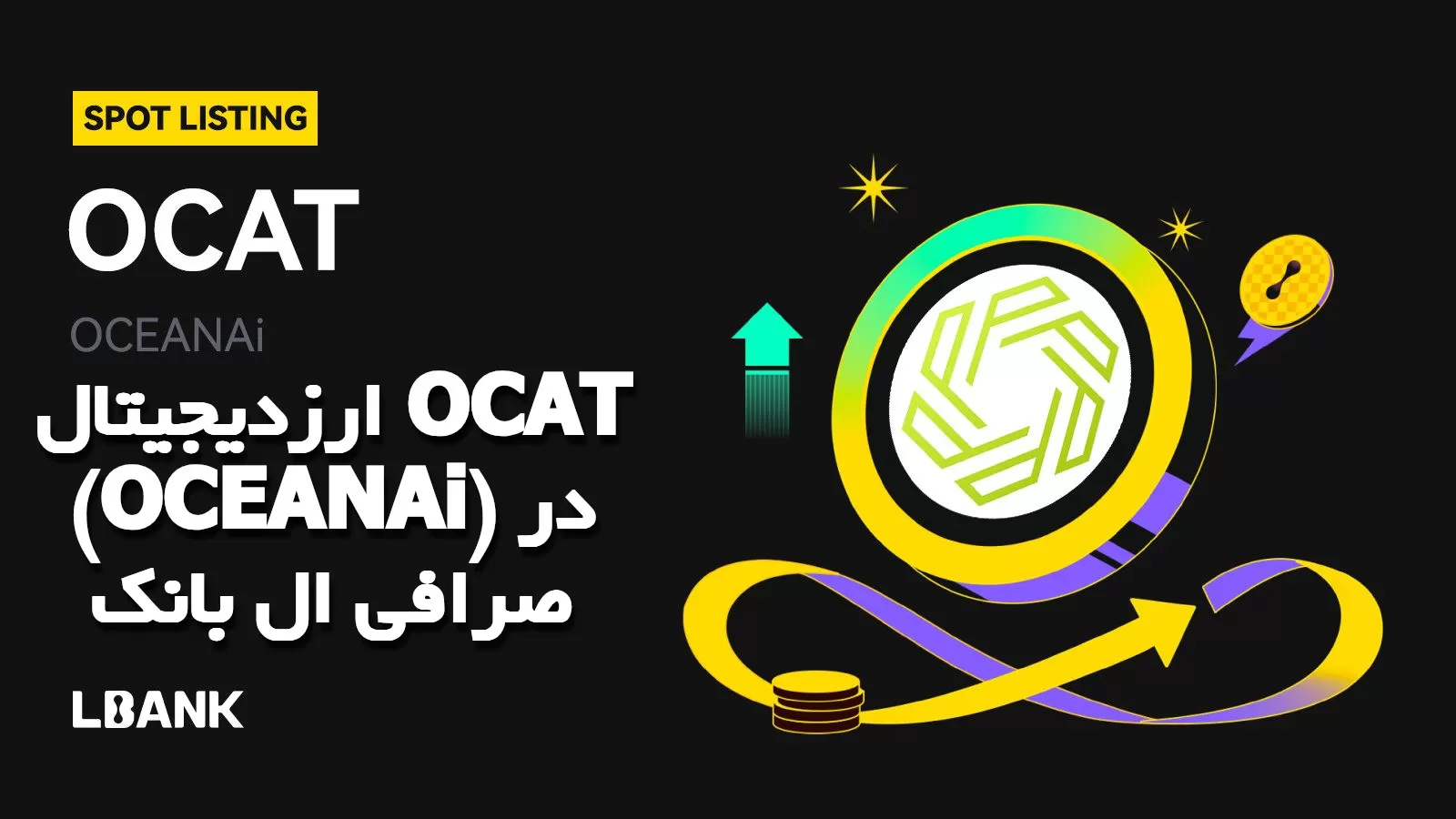 ارزدیجیتال OCAT (OCEANAi) در صرافی ال بانک