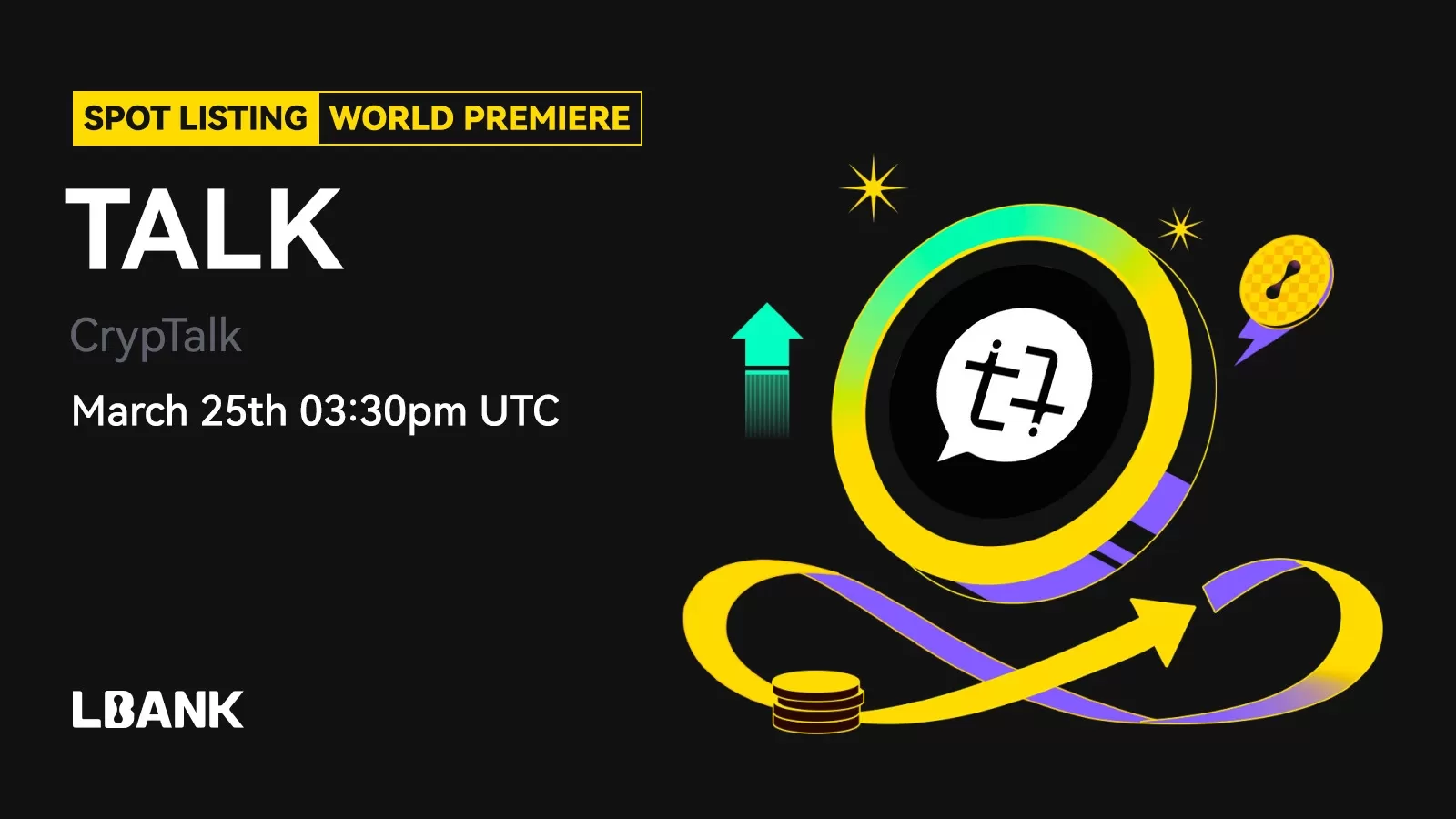 کوین TALK (CrypTalk) در LBank لیست شد