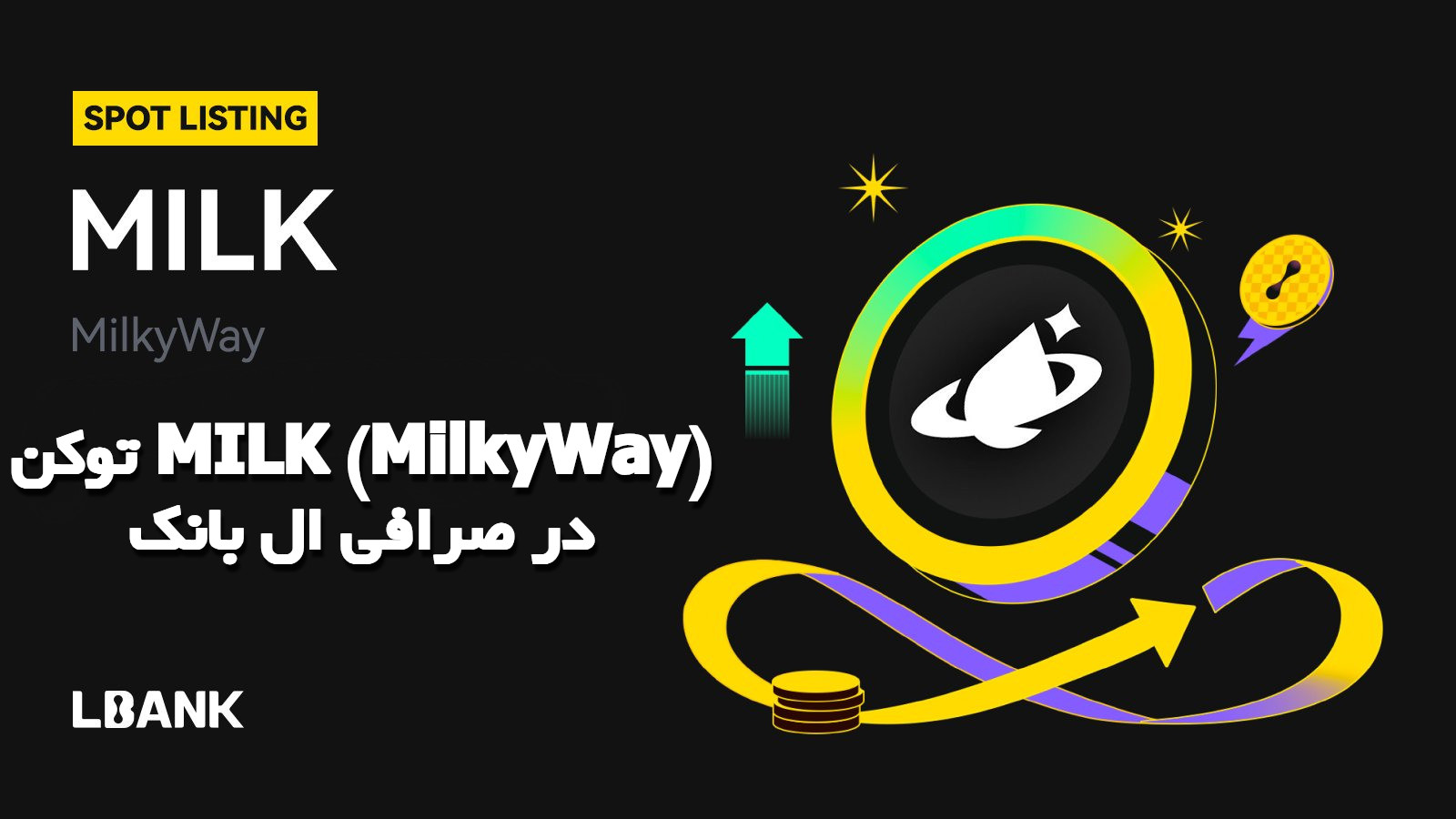 ارزدیجیتال MILK در صرافی LBANK