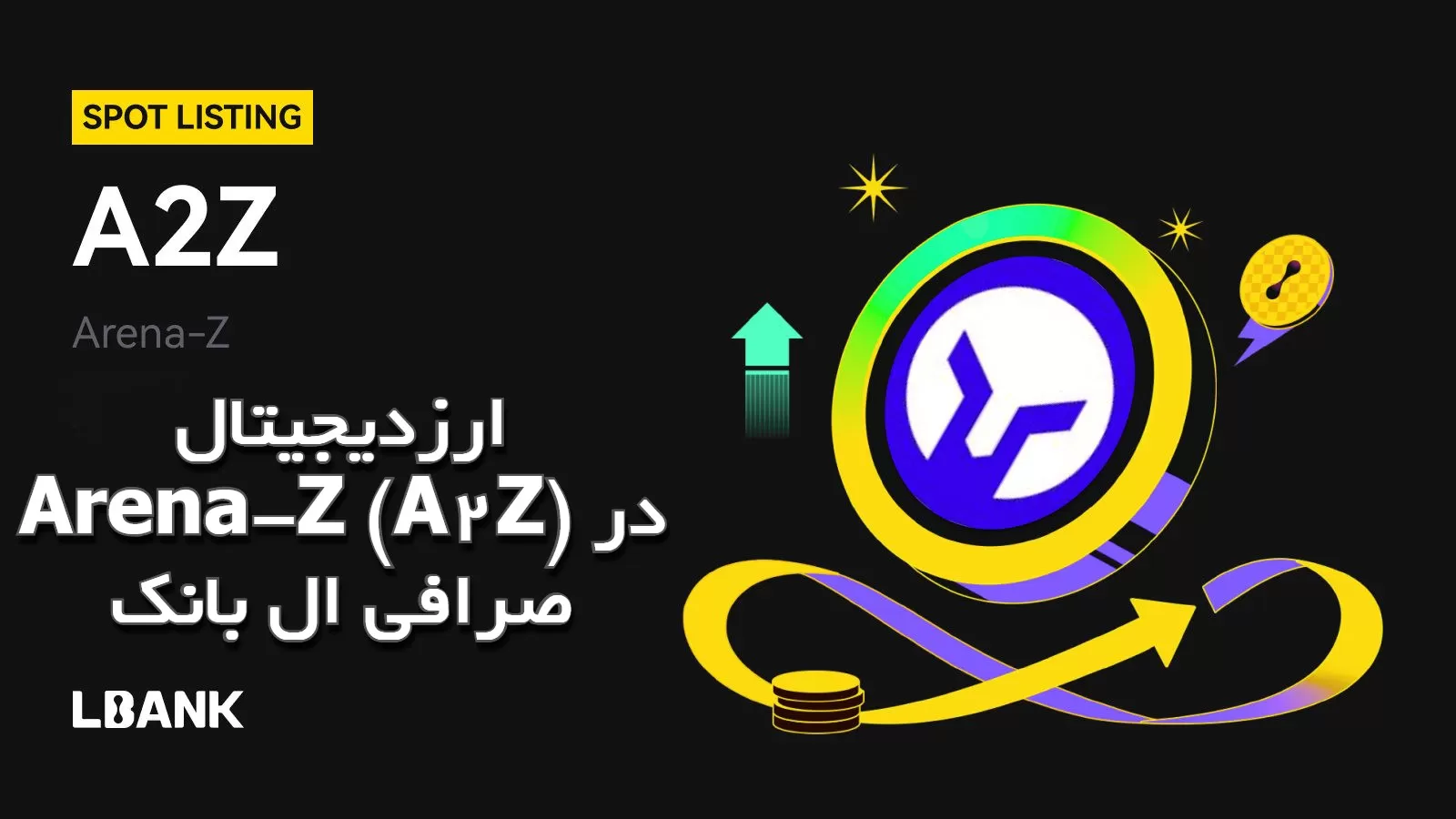ارزدیجیتال Arena-Z (A2Z) در صرافی ال بانک