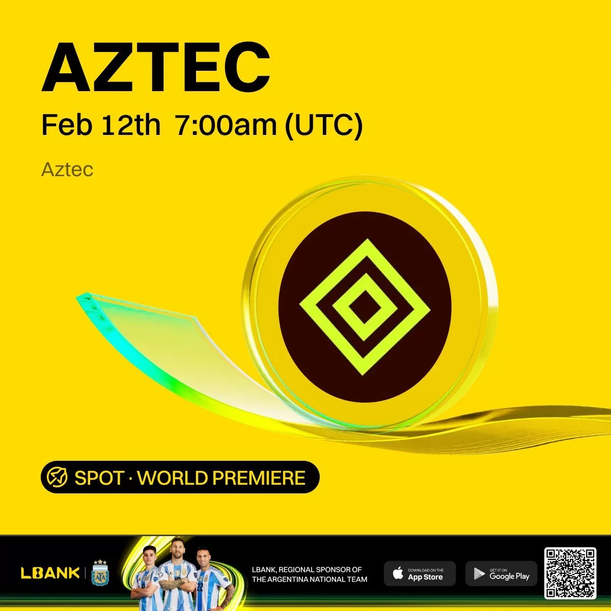 ارزدیجیتال AZTEC در صرافی LBank