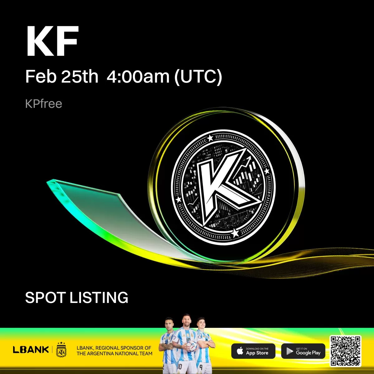 ارز KF (KPfree) در صرافی LBank