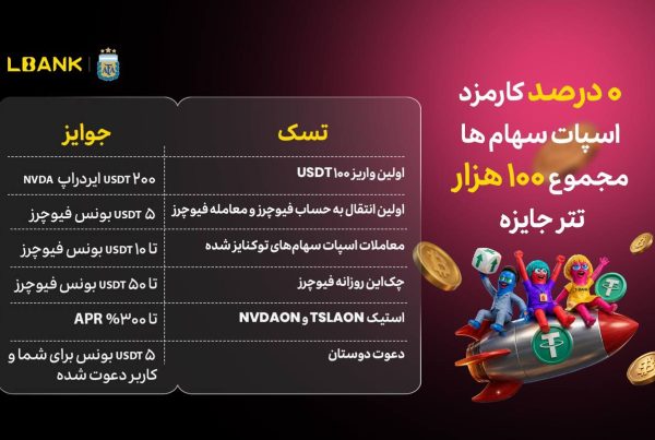 معاملات اسپات در صرافی LBank بدون کارمزد