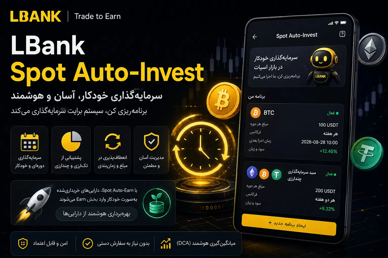 سرمایه گذاری خودکار اسپات در صرافی ال بانک